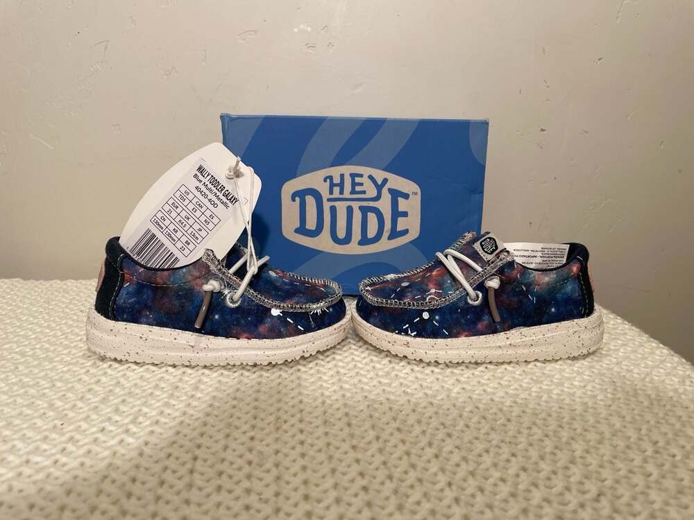 Hey dude Wally Toddler Galaxy Blue Multi‎ Metallic